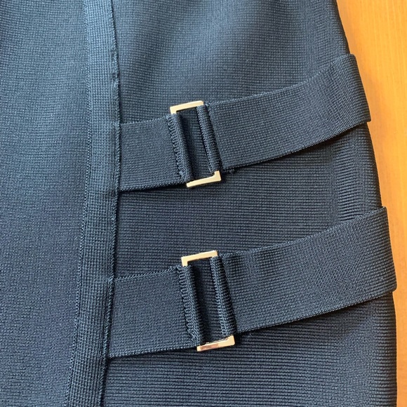 NWOT Bebe Bodycon High Waisted Jet Black Skirt Size M - Picture 3 of 10